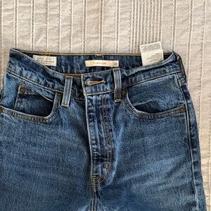 Levi's Dark Blue Straight Jeans